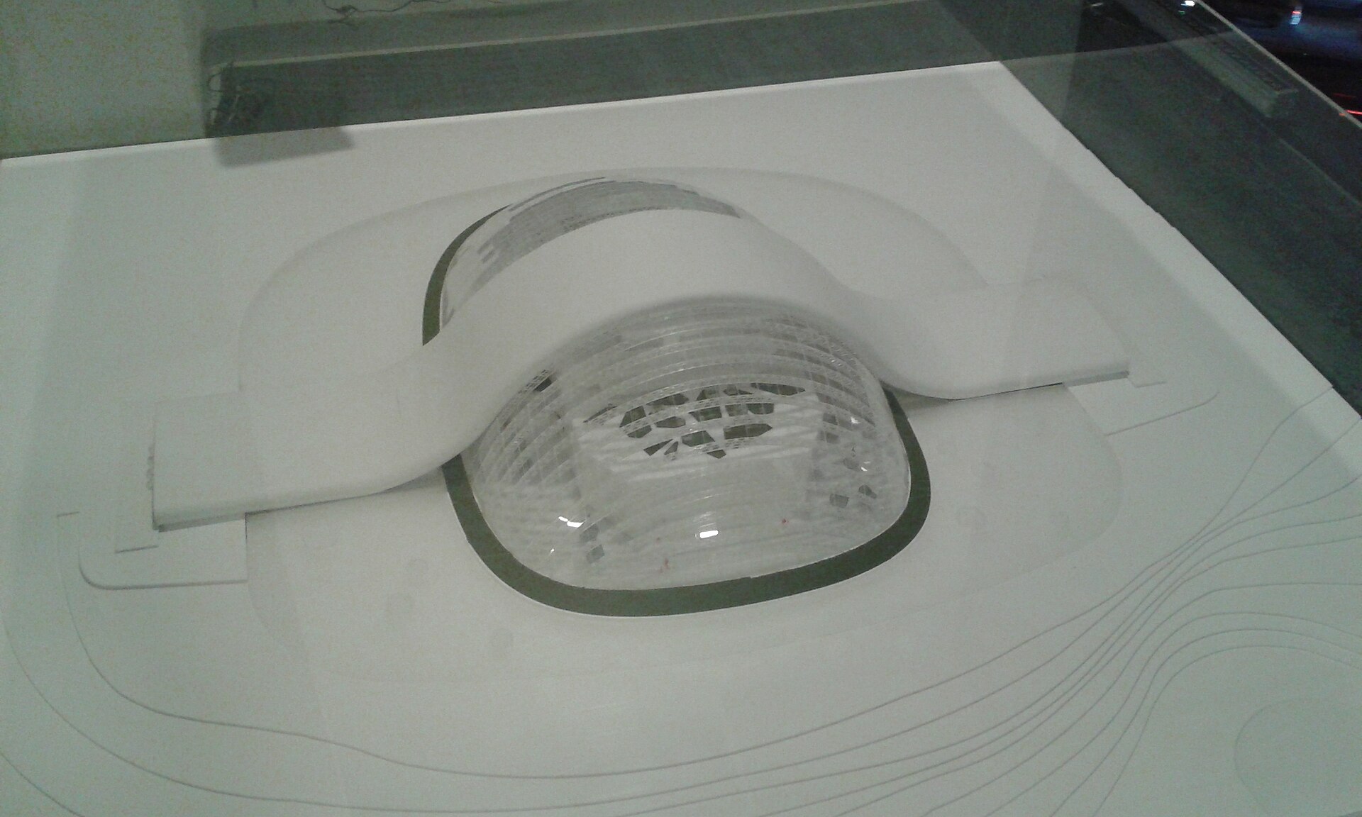Architectural model of a parliament building